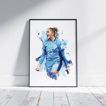 Alessia Russo - England - Away Kit -  Poster -  Print 1628210117