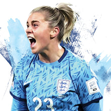 Alessia Russo - England - Away Kit -  Poster -  Print 1628210117