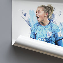Alessia Russo - England - Away Kit -  Poster -  Print 1628210117