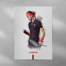 Alexander Zverev Poster Tennis Wall Art 4345706406