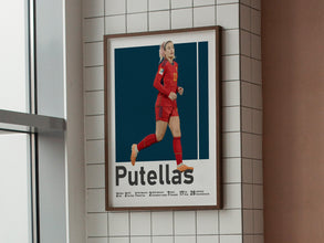 Alexia Putellas Poster, Women's Football Art Print Sport Poster 1557877312