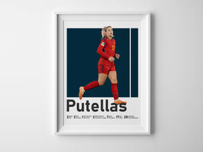 Alexia Putellas Poster, Women's Football Art Print Sport Poster 1557877312