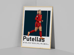 Alexia Putellas Poster, Women's Football Art Print Sport Poster 1557877312