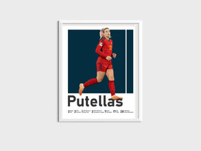 Alexia Putellas Poster, Women's Football Art Print Sport Poster 1557877312