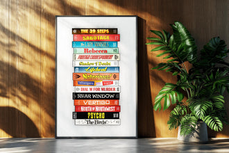 Alfred Hitchcock VHS Movie Poster Nostalgic Minimalist Retro Film Wall Art Print Gift 1572298148