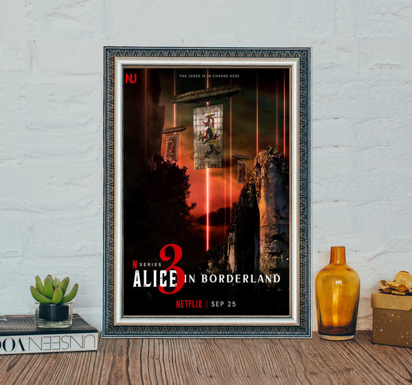 Alice in Borderland Season 3 Poster Japanese Movie Canvas Art 4331918738