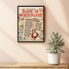 Alice in Wonderland 1933Poster Art Print Movie Posters Gift for Movie lovers 1