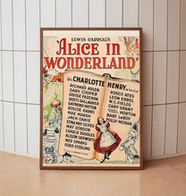 Alice in Wonderland 1933Poster Art Print Movie Posters Gift for Movie lovers 1