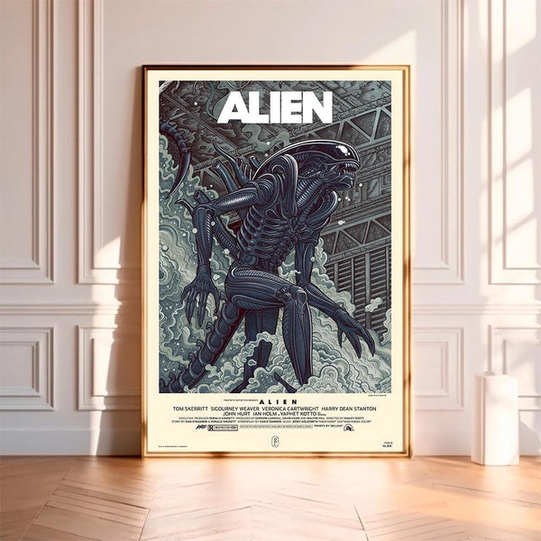 Alien--Movie Poster,High Quality Canvas Print, Wall Art, Room Decor, Art Poster For Gift Unframed 1807745138