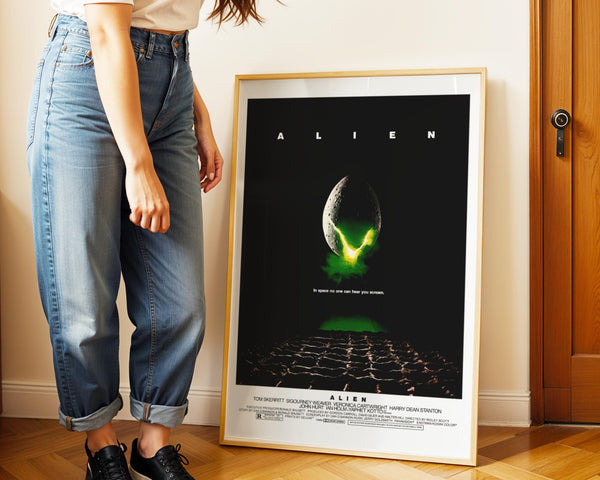 Alien Movie Poster, 1970s, Sci-Fi Horror Film, (Digital Download), Printable, Gift for movie Fan 814759468