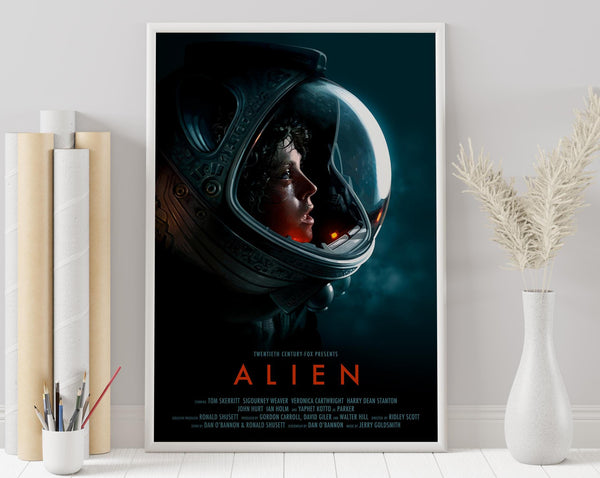 Alien Poster - Aliens Movie - Ridley Scott - Minimalist Movie Poster - Vintage Retro Art Print - Custom Poster - Wall Art Print - Home Decor 1888833885