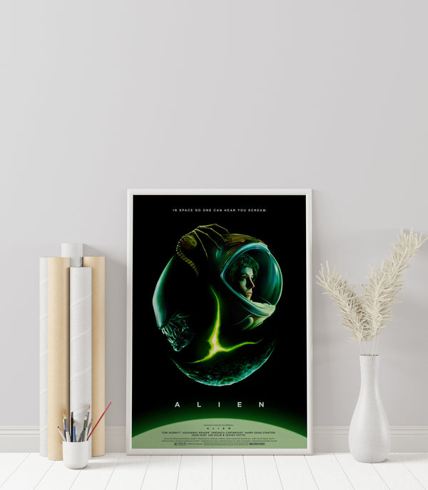Alien Poster - Aliens Movie - Ridley Scott - Minimalist Movie Poster - Vintage Retro Art Print - Custom Poster - Wall Art Print - Home Decor 1509984916