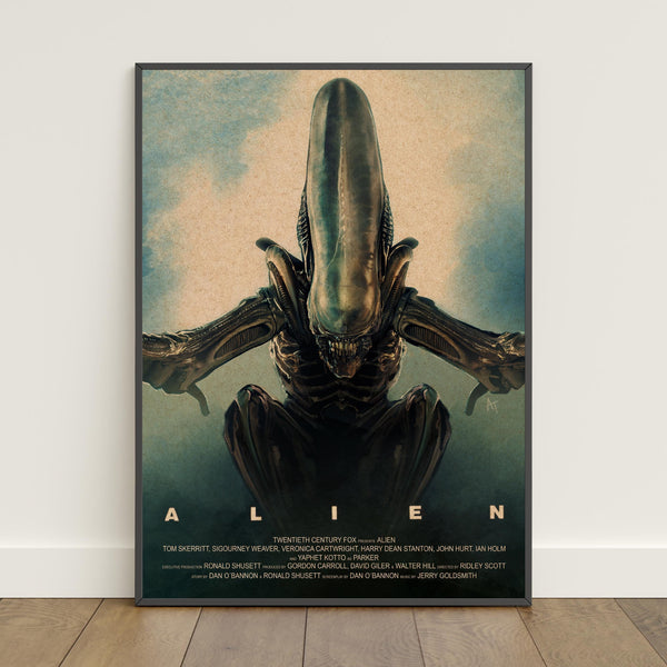 Alien Poster  Retro Print  Wall Art  Home Decor  Gift Poster  Movie Poster #3 1826041559