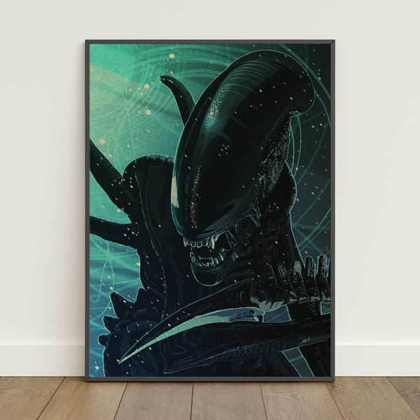Alien Poster  Retro Print  Wall Art  Home Decor  Gift Poster  Movie Poster #3 1826041559 - Copy (9)