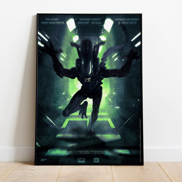 Alien Poster, Movie Print, Wall Art, Gift for Film Fans #2 1757573101 - Copy (3)