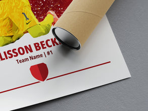 Alisson Becker Poster Football Posters, Football Prints 1889109575