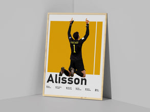 Alisson Becker Poster, Brazilian Goalkeeper Wall Art Sport Poster 1566144491