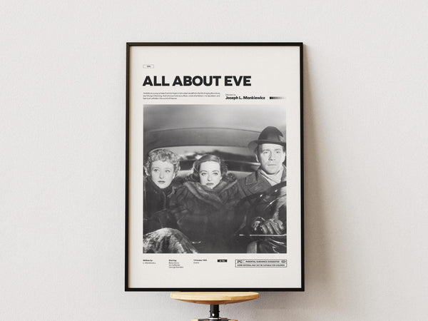 All About Eve Poster, Joseph L. Mankiewicz's Iconic Movie Poster, All About Eve Print, Margo Channing Poster Print, Cult Movie Wall Art Idea 4298437700