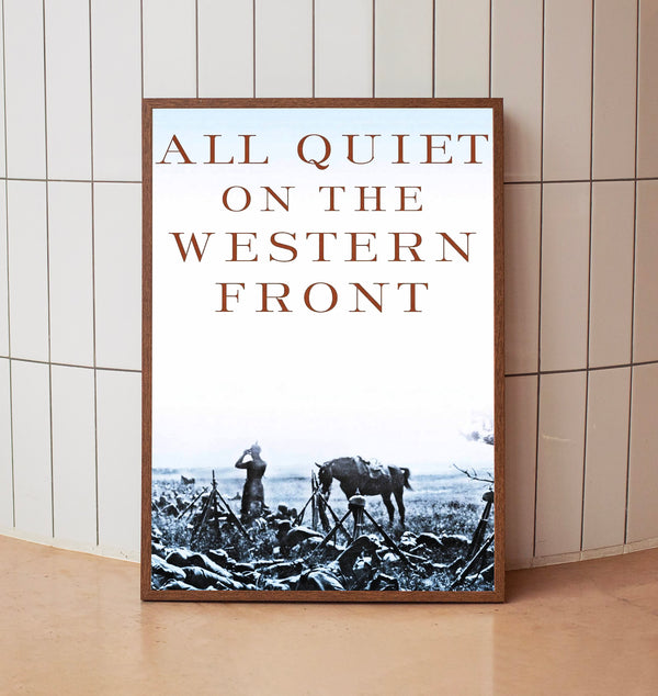 All Quiet on the Western Front 1930Poster Art Print Movie Posters Gift for Movie lovers