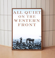 All Quiet on the Western Front 1930Poster Art Print Movie Posters Gift for Movie lovers
