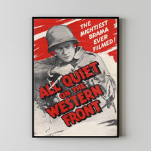 All Quiet on the Western Front 1930Poster Art Print Movie Posters Gift for Movie lovers 4