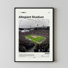 Allegiant Stadium Poster, Las Vegas Raiders Poster Print, NFL Stadium Poster, Football Fan Gift Print