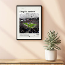 Allegiant Stadium Poster, Las Vegas Raiders Poster Print, NFL Stadium Poster, Football Fan Gift Print
