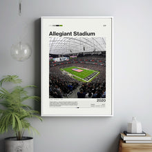 Allegiant Stadium Poster, Las Vegas Raiders Poster Print, NFL Stadium Poster, Football Fan Gift Print