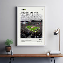 Allegiant Stadium Poster, Las Vegas Raiders Poster Print, NFL Stadium Poster, Football Fan Gift Print