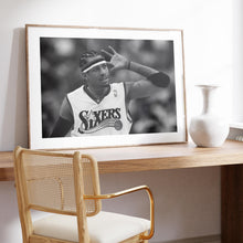 Allen Iverson Poster, The Answer, NBA All Star, Black and White Wall Art, Hall of Fame, Basketball Gift,NBA Fans, Museum Quality Photo Print 4431672041 4672