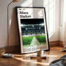 Allianz Stadium Football Poster Juventus Football Art Print 4444880045