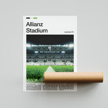 Allianz Stadium Football Poster Juventus Football Art Print 4444880045