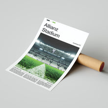Allianz Stadium Football Poster Juventus Football Art Print 4444880045