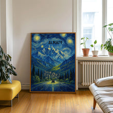 Almaty Travel Poster - Kazakhstan Wall Art Print, Illustration Poster, Artwork, Home & Office decor, Gift idea, Travel print, Asia print