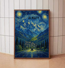 Almaty Travel Poster - Kazakhstan Wall Art Print, Illustration Poster, Artwork, Home & Office decor, Gift idea, Travel print, Asia print