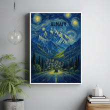 Almaty Travel Poster - Kazakhstan Wall Art Print, Illustration Poster, Artwork, Home & Office decor, Gift idea, Travel print, Asia print