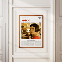 Amélie, Jean-Pierre Jeunet, Retro Movie Poster, Custom Movie Poster 4421171022