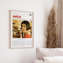 Amélie, Jean-Pierre Jeunet, Retro Movie Poster, Custom Movie Poster 4421171022