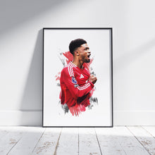 Amad Diallo - 202425 - Home Kit - Poster - Print 1845986170