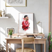 Amad Diallo - 202425 - Home Kit - Poster - Print 1845986170