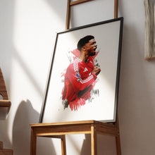 Amad Diallo - 202425 - Home Kit - Poster - Print 1845986170