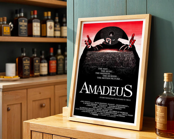 Amadeus, 1980s Drama Movie Poster, (Digital Download), Printable 710791017