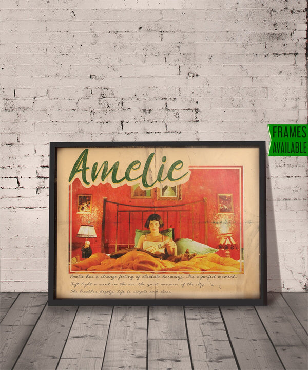 Amelie Movie Poster Retro Film Wall Art Print, Christmas Gift 612441723