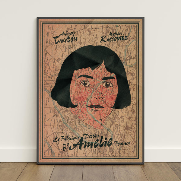 Amelie Poster  Retro Print  Wall Art  Home Decor  Gift Poster  Movie Poster 1827533277 - Copy