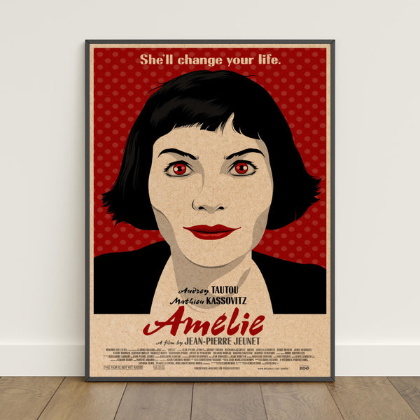 Amelie Poster  Retro Print  Wall Art  Home Decor  Gift Poster  Movie Poster 1827533277 - Copy (2)