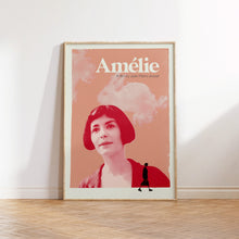 Amelie inspired print - Movie poster, retro, mid century modern, vintage art print, minimalist 1351212843