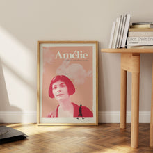 Amelie inspired print - Movie poster, retro, mid century modern, vintage art print, minimalist 1351212843