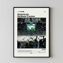 American Airlines Center Poster, Dallas Stars Poster Print, NHL Arena Poster, Hockey Fan Gift Print