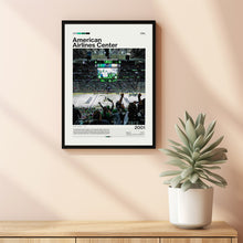 American Airlines Center Poster, Dallas Stars Poster Print, NHL Arena Poster, Hockey Fan Gift Print