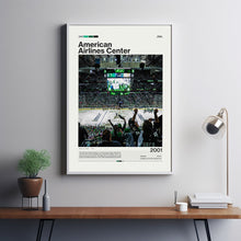 American Airlines Center Poster, Dallas Stars Poster Print, NHL Arena Poster, Hockey Fan Gift Print